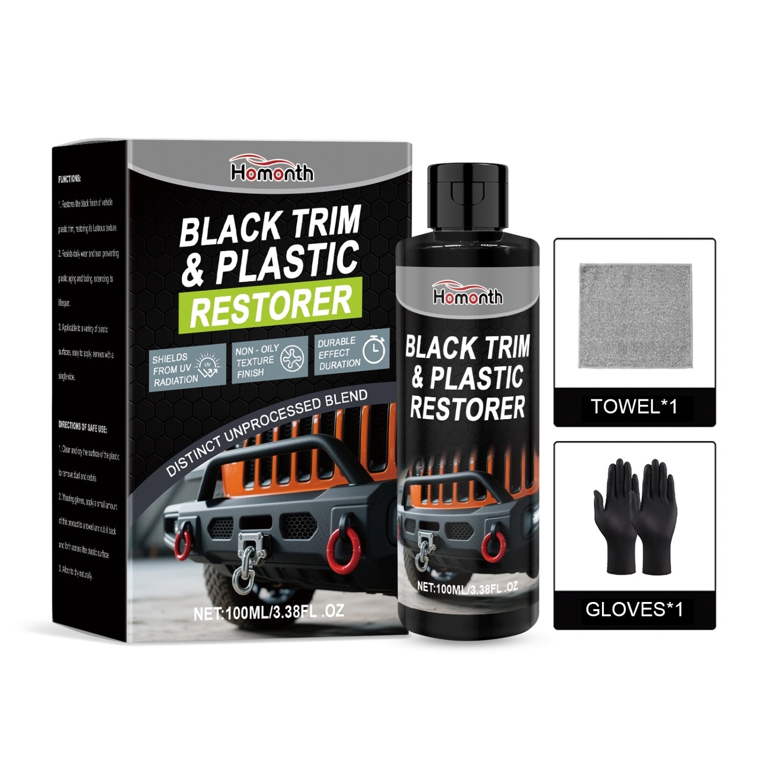 Black Trim Plastic Restorer