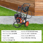 Industrial Gas Pressure Washer 3600 PSI & 7HP