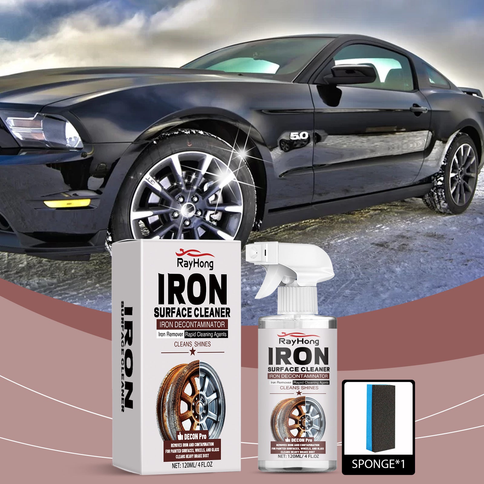 Car Wheel Hub Rust Removing Cleanser