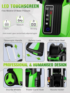 Electric Pressure Washer 5000PSI 3.5GPM with Touch Screen