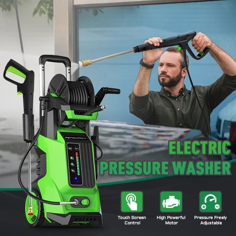 Electric Pressure Washer 5000PSI 3.5GPM with Touch Screen