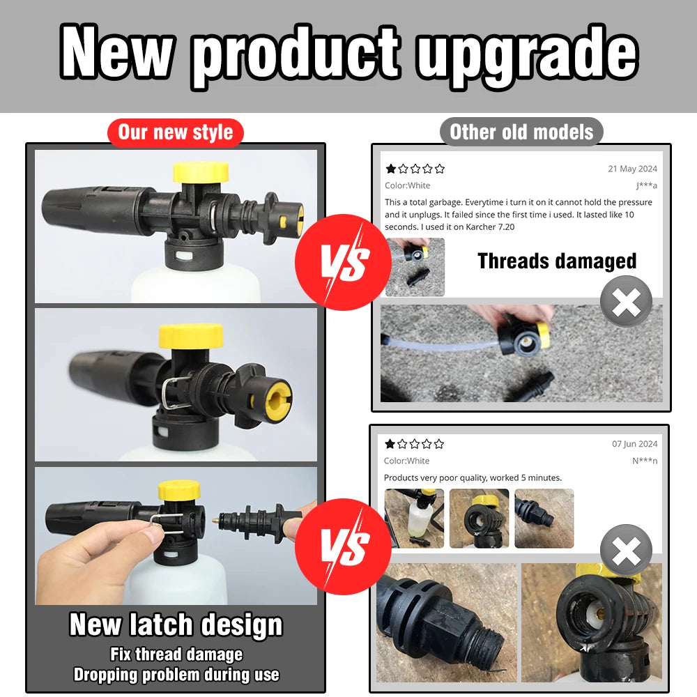 Foam Cannon Spray Gun 750ml for Karcher K2 - K7 Series