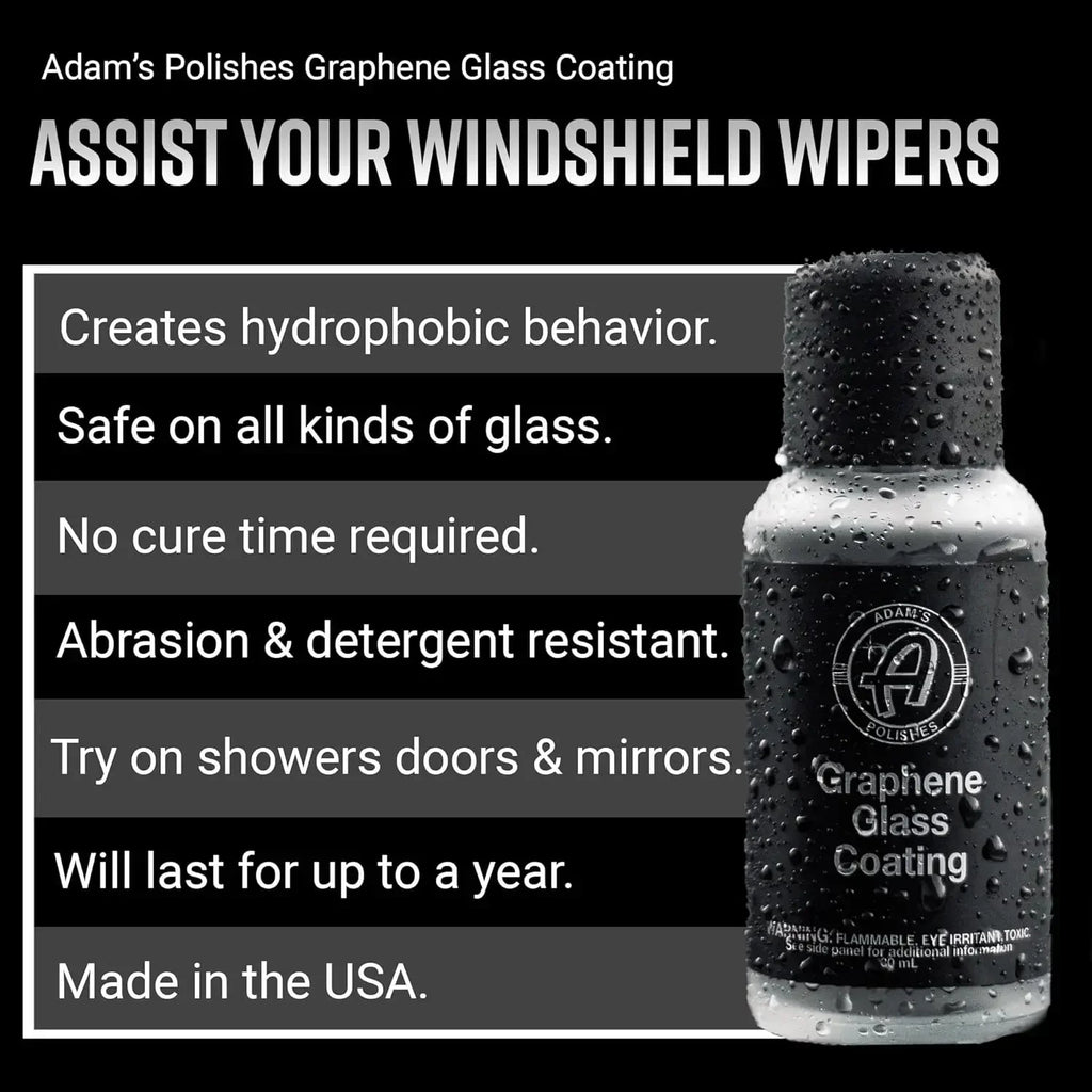 Adam's Polishes Graphene Ceramic Glass Coating 30ml