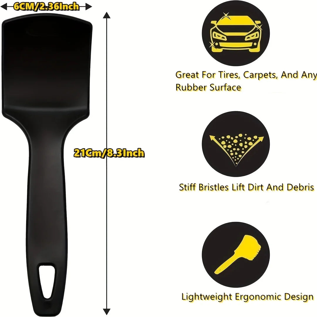 Car Tyre Rim & Wheel Hub Extended Cleaning Brush