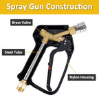 High Pressure 1/4" Quick Connector Gun