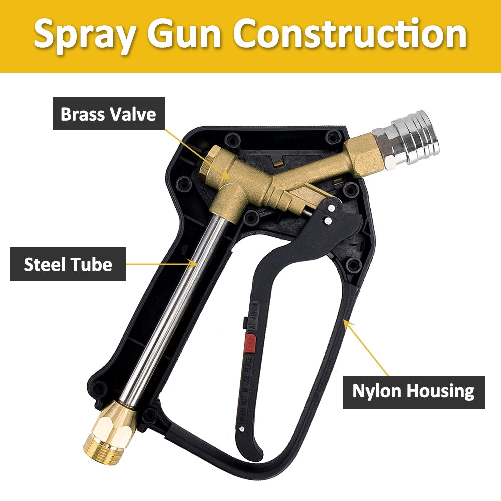 High Pressure 1/4" Quick Connector Gun