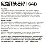 SRB Ceramic Crystal Wash and Wax Concentrated Shampoo