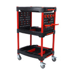 Auto Detailing & Service 3 Tier Metal Pull Trolley