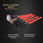 SPTA 5 Piece Car Detailing Bristle Brush Set