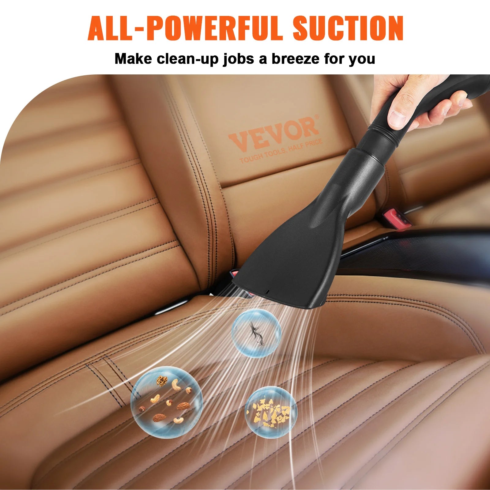 SucceBuy Wet & Dry Vac 3 in 1 Portable Shop Vacuum