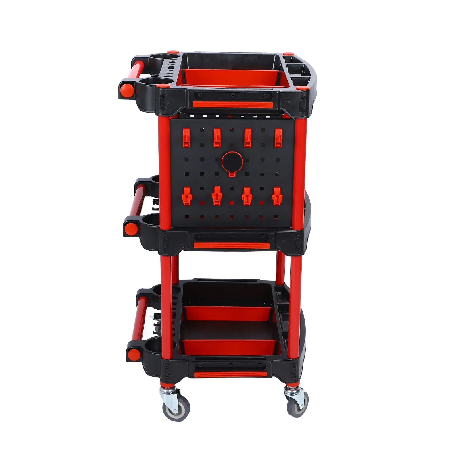 Auto Detailing & Service 3 Tier Metal Pull Trolley