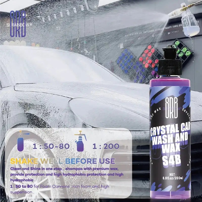 SRB Ceramic Crystal Wash and Wax Concentrated Shampoo