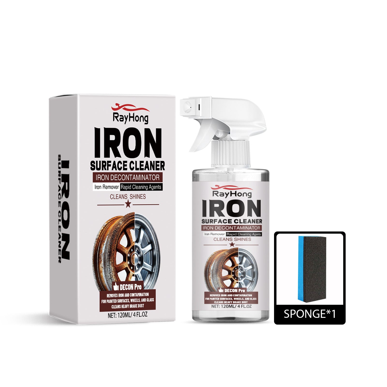 Car Wheel Hub Rust Removing Cleanser