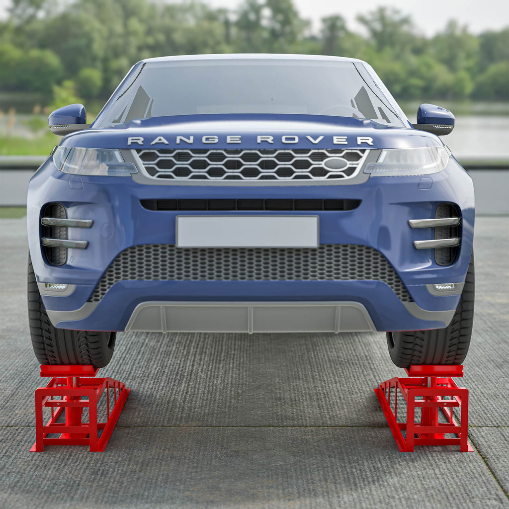 2 Pack Hydraulic 5 Tonne Hydraulic Vehicle Service Ramps
