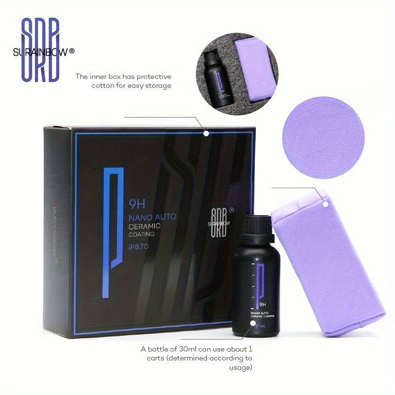 SRB 9H NanoShield 30ml Ceramic Coating Kit